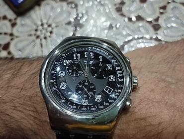 İşlənmiş, Qol saatı, Swatch, rəng - Ağ