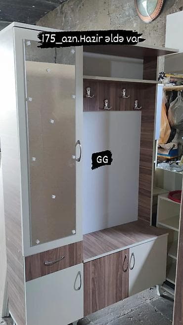 Sifarişlə dəhliz dolabi 175_azn.Ölçü 120×45×200.Çatdirilma əlavə — 2