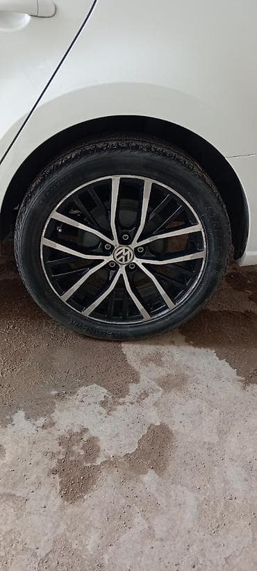disk ve teker type 1: R17 volkswagen polo diskləri. 5 bolt 100mm-lik. Çatı, qırığı və — 4