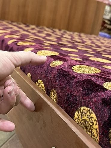 perla mebel stul: Двуспальная кровать, С матрасом, Без выдвижных ящиков — 4
