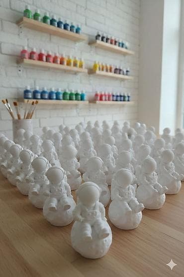 Güzgülər: Fiqur, Gips, rəng - Ağ — 2