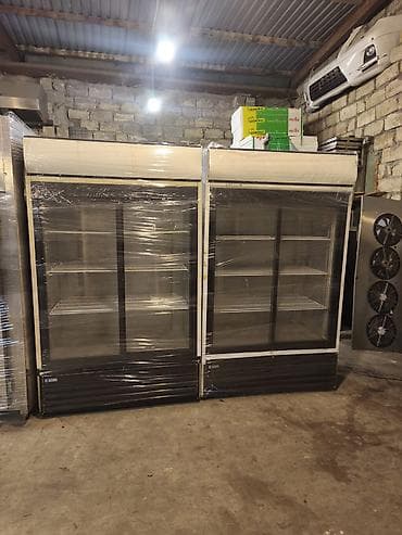 İkiqapılı şüşə vitrin soyuducu vitrin - Kommersiya tipli, şüşə