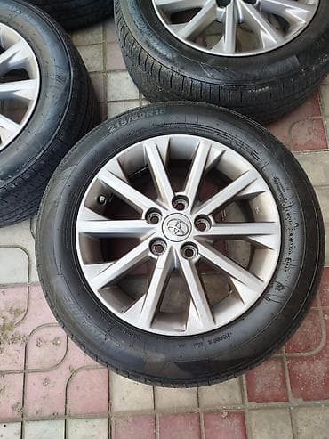 changan disk: Məhsul: 4 ədəd orijinal Toyota yüngül lehimli disk + şin komplekti - — 4