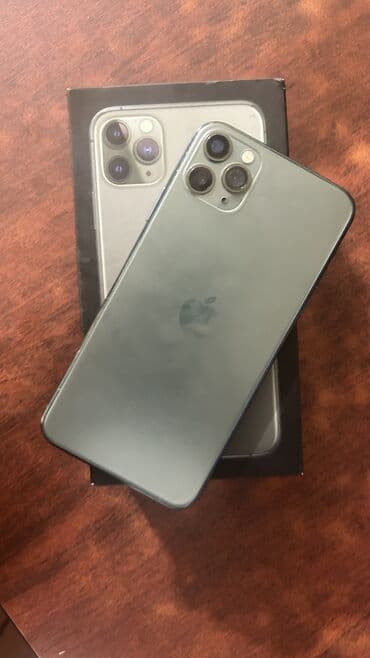 Mobil telefonlar: IPhone 11 Pro Max, 256 GB, Matte Midnight Green, Face ID — 2
