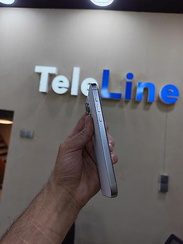 iphone 6s plus plata: IPhone 15 Pro Max, 256 GB, White Titanium, Zəmanət, Simsiz şarj, Face ID — 6