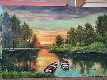 İstənilən növdə istənilən ölçündə rəsm əl işləri Ramkalı Ramkasız