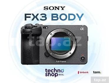 sony notebook 2020: Sony FX3 Body – Full-Frame kino kamerasi (yalnız gövdə) - 10.2MP — 1