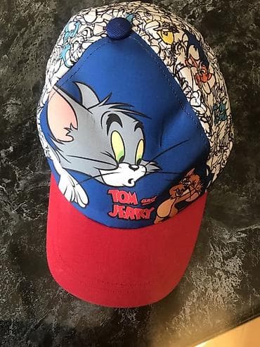 Tom & Jerry uşaq beysbol papağı - Rəsmi Tom & Jerry dizaynı
