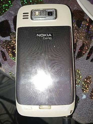 printer telefon: Nokia E72, rəng - Ağ, Düyməli — 2