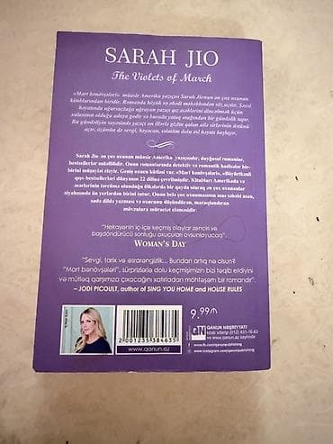 Təzə kimidir Kitab: Mart bənövşələri Müəllif: Sarah Jio Janr: Roman — 3