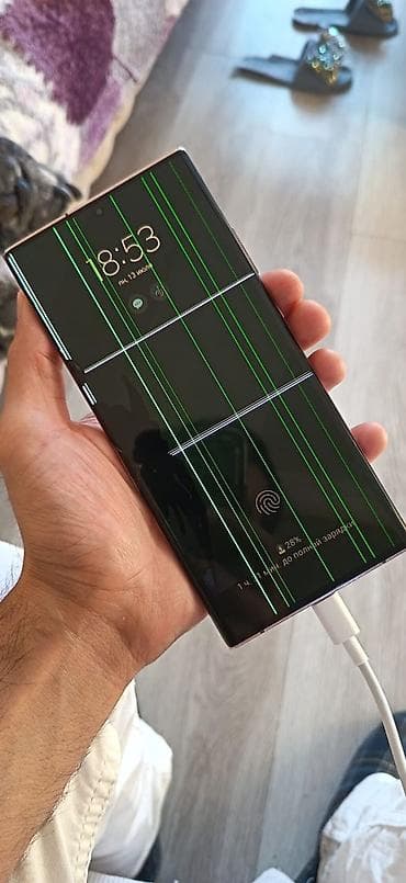 Техника и электроника: Samsung Galaxy Note 20 Ultra, 256 ГБ, цвет - Золотой, Face ID, Битый, Сенсорный — 9