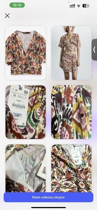 женские юбки шотландки: Мини Юбка, Zara, S — 51