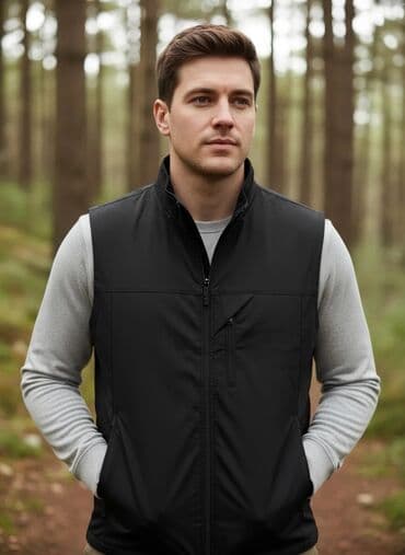 geyim pulsuz verilir: Jilet, 2XL, rəng - Qara — 7