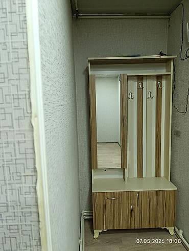 2 qapılı, Güzgülü, Bej, Digər material, Açılan, Düz dolab