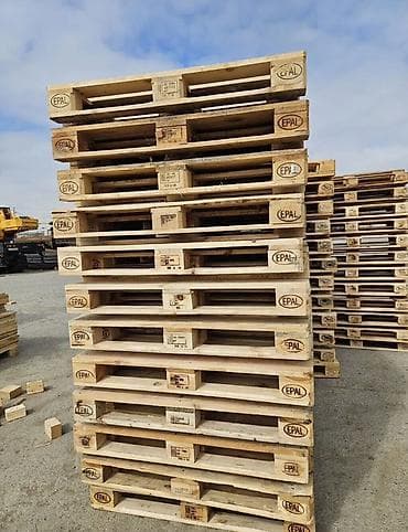 Pallet, 800 х 1200 sm, Ünvandan götürmə