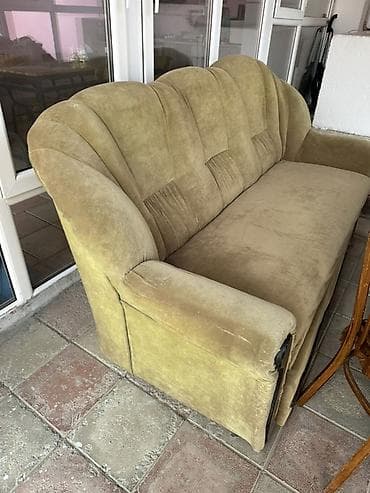 Divan, Açılmayan, Bazasız, Vеlur parça, Çatdırılma yoxdur