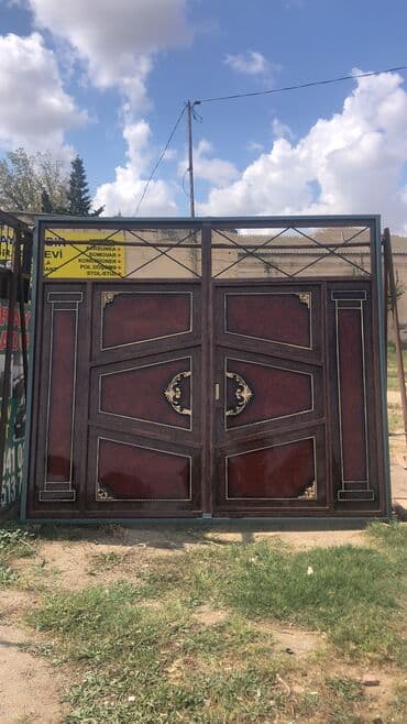 darvaza şəkilləri: Ворота и комплектующие, Дворовые, Новый, Механические, Бесплатная доставка, Платная доставка, Доставка в районы, Бесплатная установка — 12