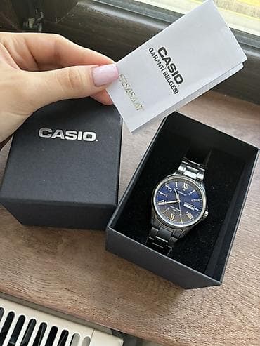 cutluk saatlari: Casio kişi qol saatı – orijinal qutu və “Garanti Belgesi” ilə — 1