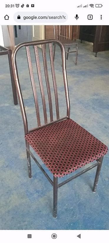 Restoran stulu bir ededi 30 azn turbadan olsa. 25 azn 20x20 profilden