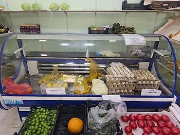 Qida məhsulları: Salam Vitrin ucun soyuducu satilir cox yaxsi veziyyetde qirigi çuruyu — 2