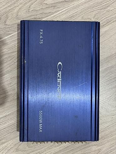 termal printer: Cadence FX-4.75 avtomobil gücləndiricisi - Güc: 5500W MAX (korpus — 3