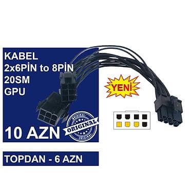 Kabellər "6PİN FEMALE to 8PİN MALE Original" MƏHSULLAR TAM — 4