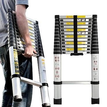 Telescopic nərdivanlar 3.2 metr 150 3.8 metr 170 4.1 metr 185 4.4 metr