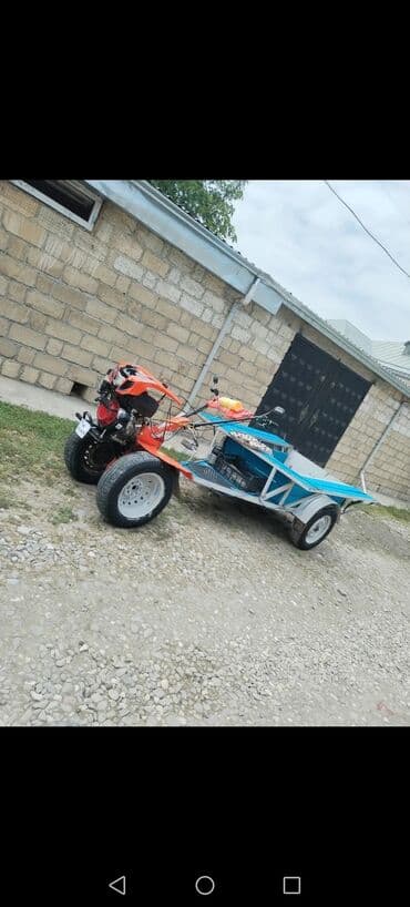 işlənmiş traktor: Motobloq qoşqu ilə birlikdə təqdim olunur. Bu motobloq kənd — 7
