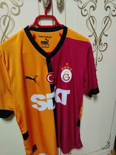 Kişi Geyimləri: Futbolka, Puma, L, rəng - Sarı — 1