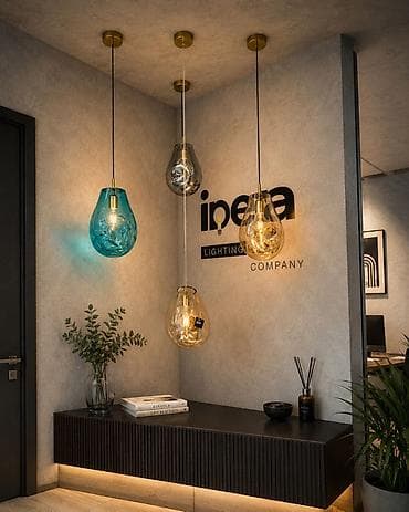 Çılçıraq, 1 lampa, Şüşə