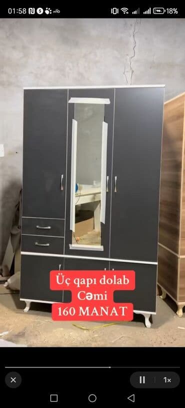kombi ucun şkaf: Yeni, Açılan, 3 qapılı Düz dolab, Şifonyer, Rusiya — 4