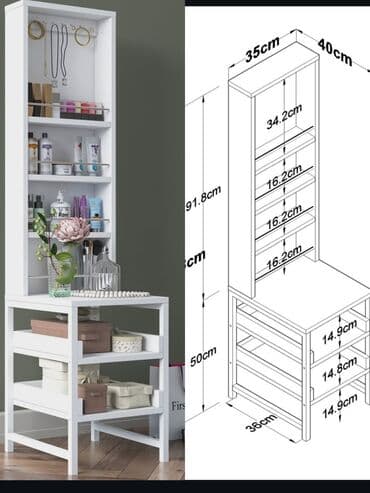 угловой шифоньер в спальню: Новый, Распашной, 2 двери Прямой шкаф, Гардеробный шкаф, Азербайджан — 32