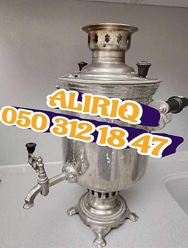 5-7 Lt Odun üçün Samovar alırıq