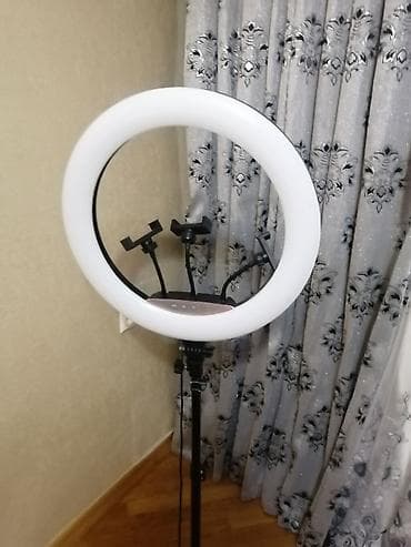 60x60 led panel: LED halqa işıq komplekti – tripod və telefon tutacaqları ilə - 45–50 — 1