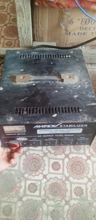 AMPEX Stabilizer – Avtomatik Gərginlik Tənzimləyici Model: AX973VR - — 2