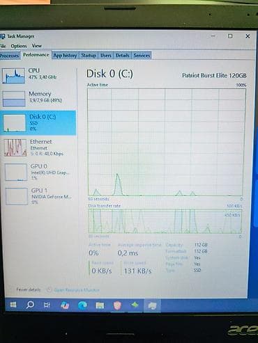 işlenmiş kalonka: İşlənmiş Acer Aspire, 15.6 ", Intel Core i3, 128 GB — 4