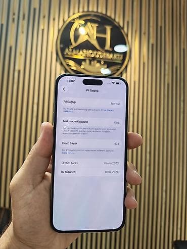 IPhone 15 Pro Max, 256 GB, Natural Titanium, Zəmanət, Simsiz şarj, Face ID — 3