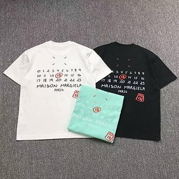 Aksesuarlar: Maison Margiela qısaqol t-shirt kolleksiyası - Model: Maison Margiela — 2