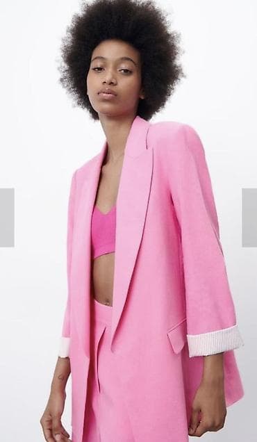 kətan saroçka: Pencək, Zara, Kətan, L — 1