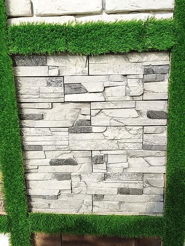 yer daşları: Dekorativ divar panelləri – süni daş fakturalı - Material: yüksək — 1