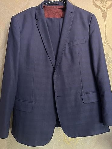 Kişi kostyum pencəyi - Rəng: tünd maviyə çalan navy - Klassik, dar