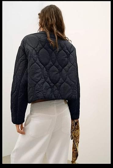 qara jaket: 🖤 ZARA qara quilted jaket — mövsümün hit modeli! Minimalist, amma çox — 5