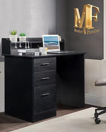 Офисная мебель на заказ: Прямой стол, С полками, С выдвижными ящиками, Ламинат текстурный — 5