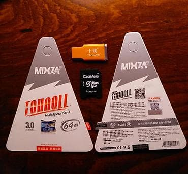 mini 96 android box: Keyfiyyətli yaddaş kartı MİXZA 64GB — 2