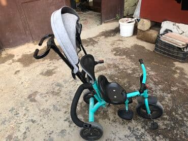 uşaqlar üçün qatlanan samokatlar: Uşaq üçtəkərli velosiped – transformasiya olunan model - Rəng — 4