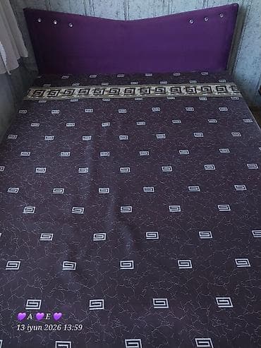 qara parça: İkinəfərlik çarpayı, Matras ilə, Siyirməsiz — 1
