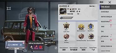 PUBG Mobile oyun hesabı – inkişaf etmiş profil və zəngin statistikalar — 1