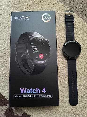 Smart saat, Sensor ekran, rəng - Qara