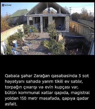 yeni emlak gence: Qəbələ rayonu, Zarağan qəsəbəsi – Aydınqışlaq yolunun başlanğıcında — 3