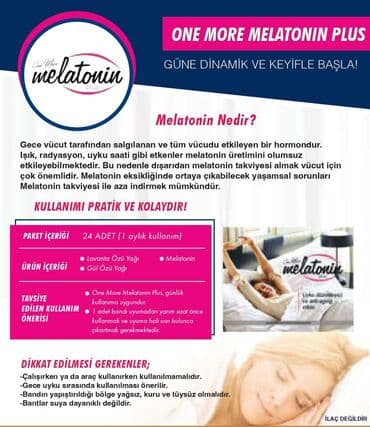 Tibbi geyim: MELATONİN Aktiv maddələrdən ibarət olan melatonin öncə zehni — 4